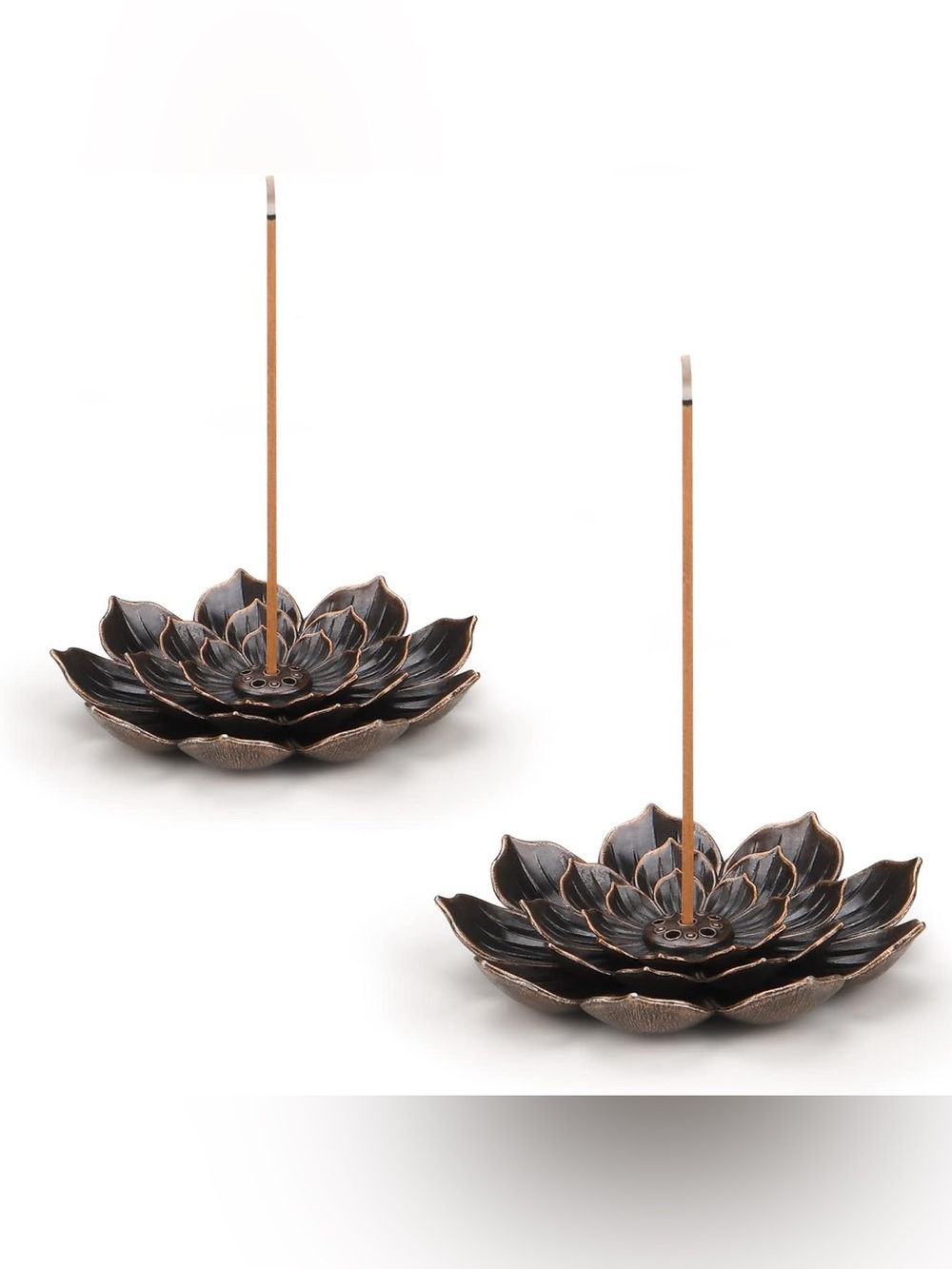 Lotus Floral Incense Stick Holders Pack of 2 Japanese Home Decor